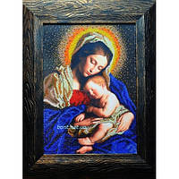 Вышивка бисером, Канва Религия Мадонна с младенцем