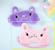 Маска для сну Мишка рожевий