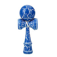 Іграшка KENDAMA (КЕНДАМА) BERYOU OOTDTY (темно-синій з білим) дерев'яна 18 см