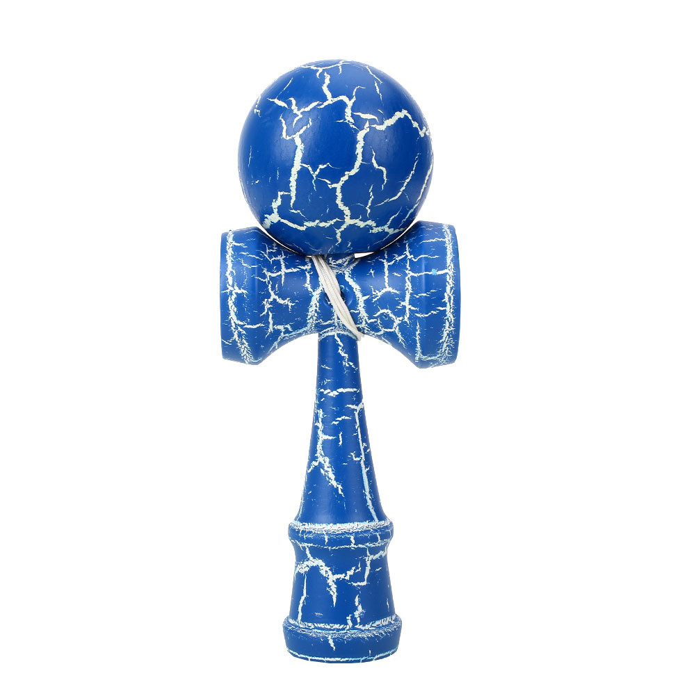 Іграшка KENDAMA (КЕНДАМА) BERYOU OOTDTY (темно-синій з білим) дерев'яна 18 см