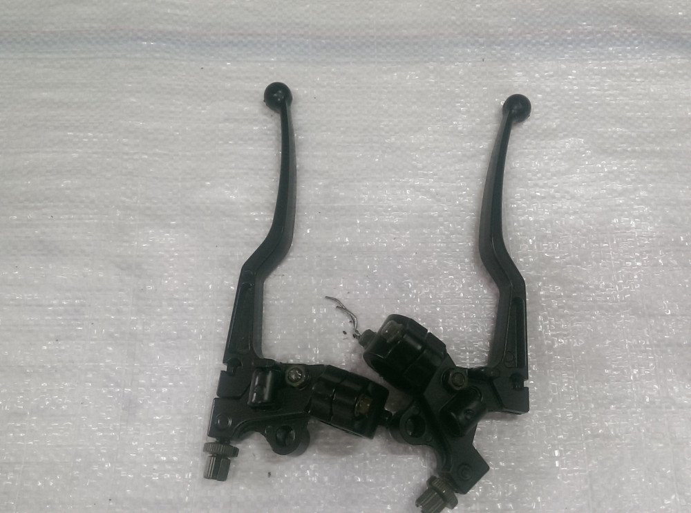 Гоління мотоцикла — ручки витискні з кріпленнями, фото 1