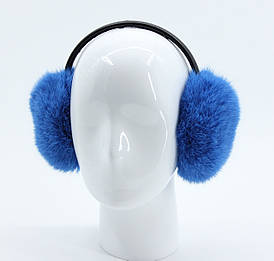 Навушники з регулятором M&JJ Натуральне хутро Волошкове 22017