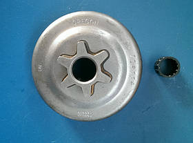 Зірка Partner 350/351/372 тарілка, корзина зчеплення цільна під ланцюг 3/8 розмір 67/63/13мм Oregon 106114