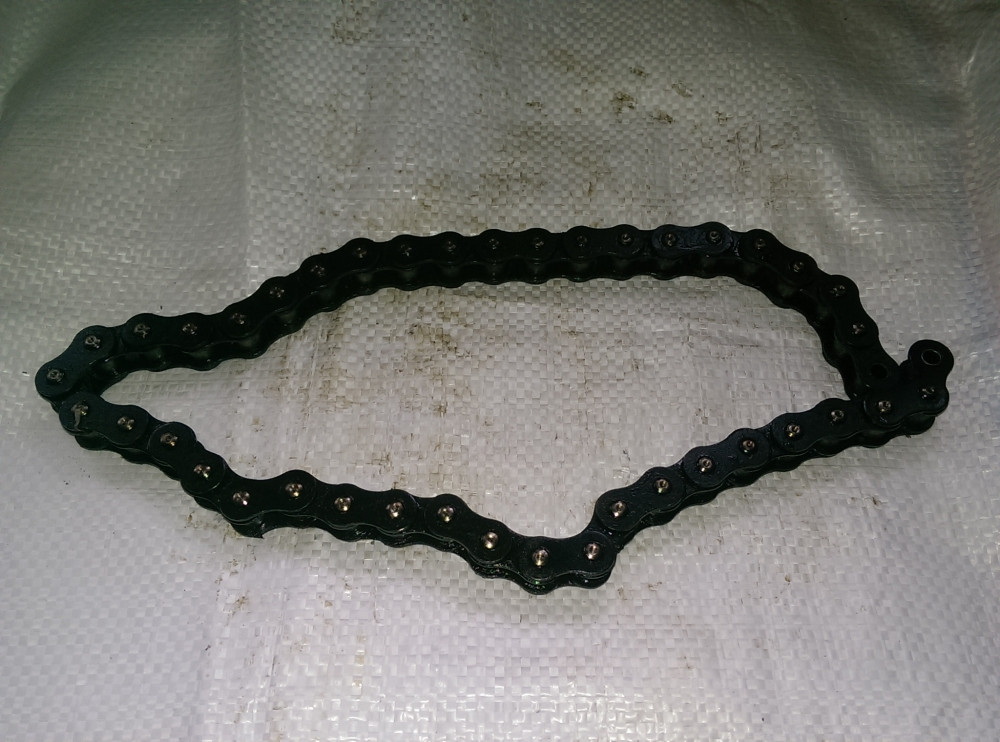 Крот,Оміч, сибіряк Цеп редуктопа 42 ланки крок 520/ПР 15,875-23 із замком широка 10 мм мотоблок, фото 1