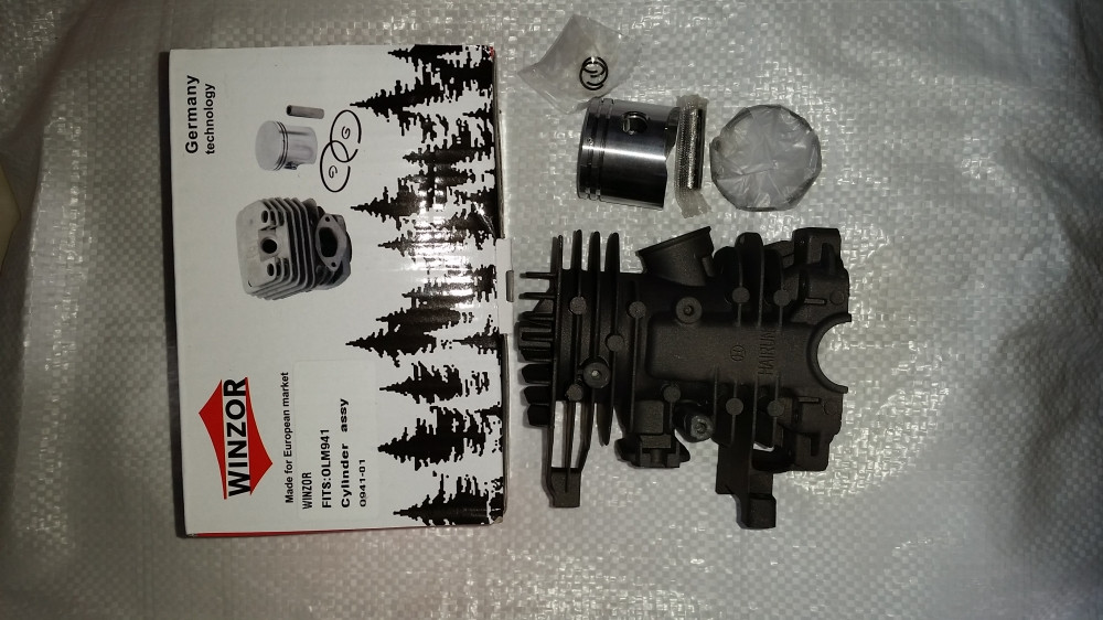 Циліндр бензопила Oleo-Mac 941,EFCO 141 у зборі Китай 40 мм, фото 1