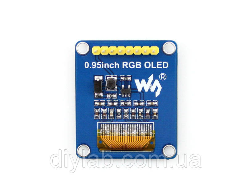 RGB OLED LCD 0.95'' 128x64 SPI SSD1331 - фото 3 - id-p132078420