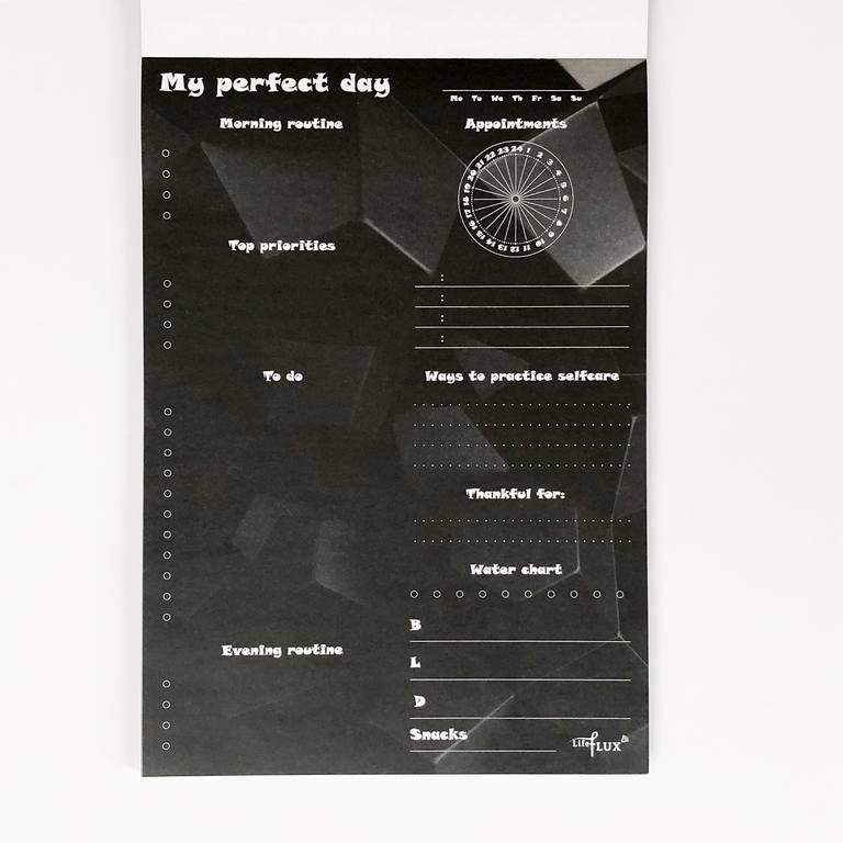 Планировщик ежедневник My perfect day На Чёрном Стиле LifeFLUX А5 62 листа Чёрный - фото 6 - id-p1100692180