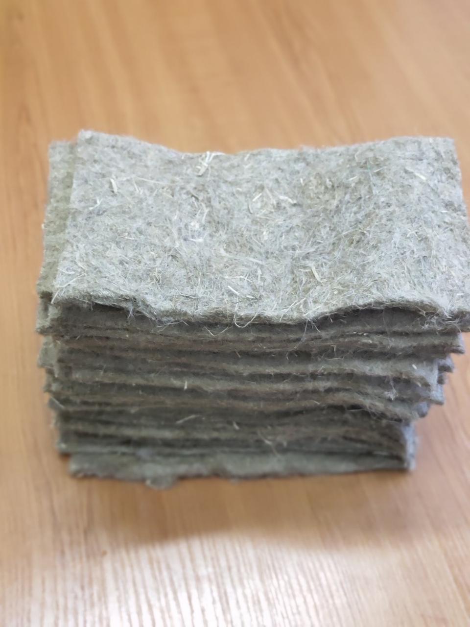 Килимки для вирощування мікрозелені лляні мікрогрін упаковка 50 шт. розмір 10*20 см