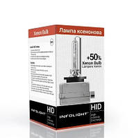 Лампа ксеноновая Infolight D1S, +50%, 4300K, 35W