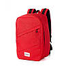 Стильний трендовий рюкзак 40*25*20 для ловукост поїздок для ryanair і wizzair, чорний, фото 4