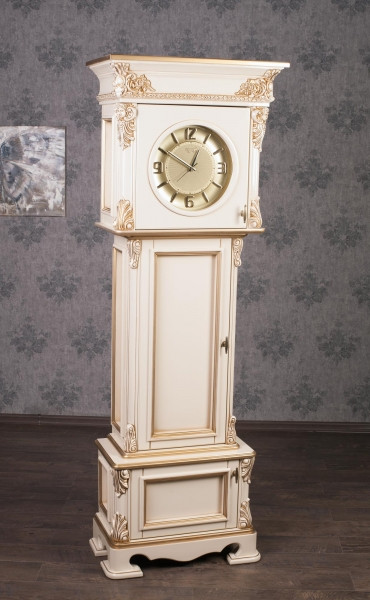Підлогові годинники з натурального дерева "Фрідріх", на замовлення від виробника, часовий шафа