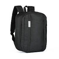 Стильный трендовый рюкзак для лоукост поездок для ryanair и wizzair черный