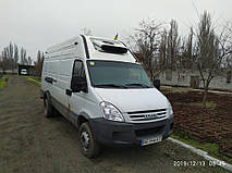 Производство и замена лобового стекла триплекс на автомобиле Iveco Daily 65c18 в Никополе (Украина). 2
