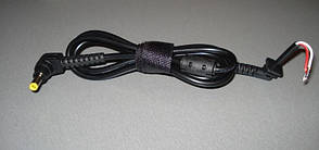 Роз'єм живлення до ноутбука 5,5/1,7 мм кутовий, з кабелем