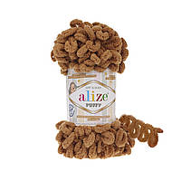 Alize Puffy 179 пряжа алізе пуффі плюшева