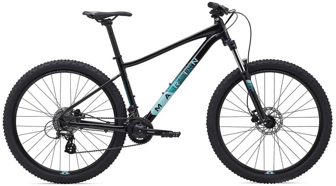 Велосипед 27,5" Marin WILDCAT TRAIL 3 WFG рама - Gloss Black/Dark Teal/Light Teal