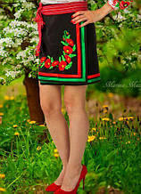 Плахта вишивана "Маки"