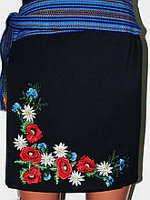 Вишита пламта Маріся темно-синя