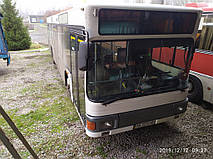 Производство и замена лобового стекла триплекс на автобусе MAN A10 NL262 в Никополе (Украина). 3