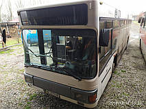 Производство и замена лобового стекла триплекс на автобусе MAN A10 NL262 в Никополе (Украина). 4