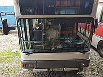 Производство и замена лобового стекла триплекс на автобусе MAN A10 NL262 в Никополе (Украина). 5