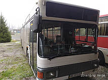 Производство и замена лобового стекла триплекс на автобусе MAN A10 NL262 в Никополе (Украина). 6