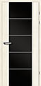 Міжкімнатні двері Брама 17.3 М чорне скло серія "Тренд", фото 5