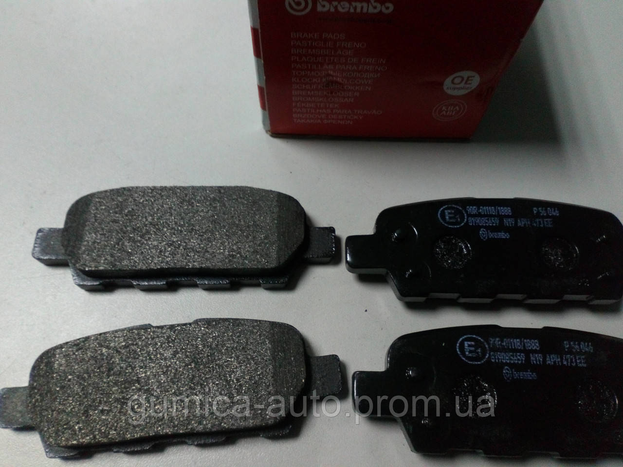 Колодки гальмівні задні на Infiniti EX, FX, G, M/Nissan Qashqai, Murano, Juke, X-Trail