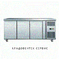 Стіл холодильний 3-дверна з бічним розташуванням агрегату