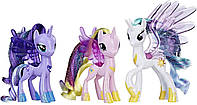 Май Литл Пони 3 пони Парад принцесс Селестия Луна Каденс блестящие My Little Pony Celestia Luna Cadance