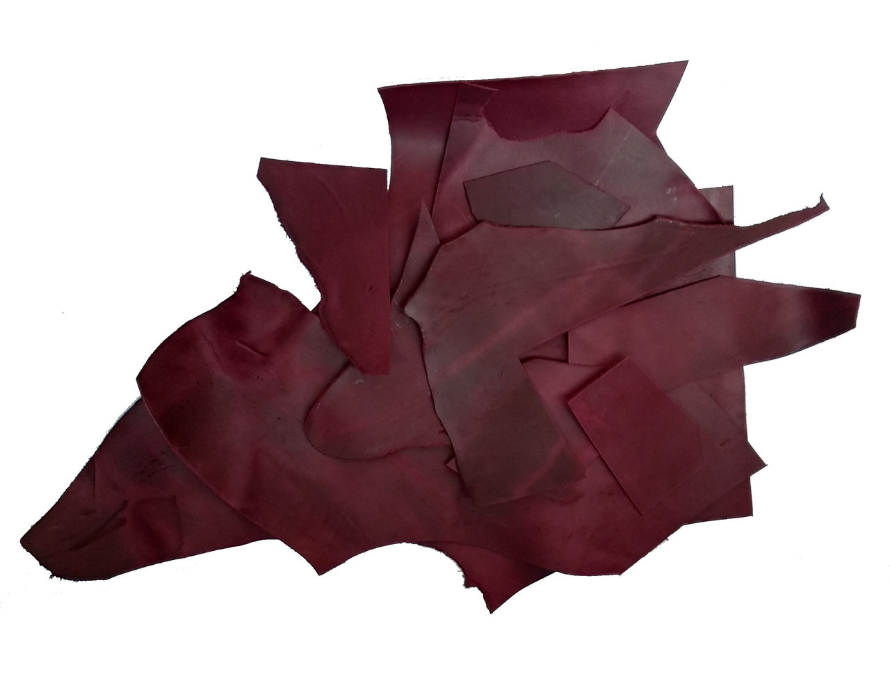 Обрізки натуральної Шкіри на вагу Crazy Horse (Крейзі Хорс), бордова, натуральна шкіра для галантереї, фото 1