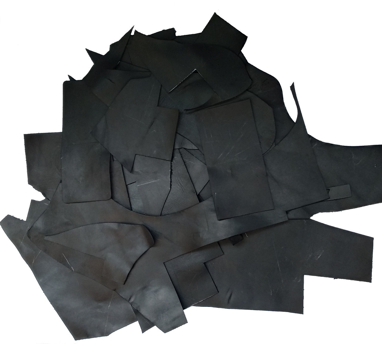 Обрізки натуральної Шкіри на вагу Crazy Horse (Крейзі Хорс), чорна, натуральна шкіра для галантереї, фото 1