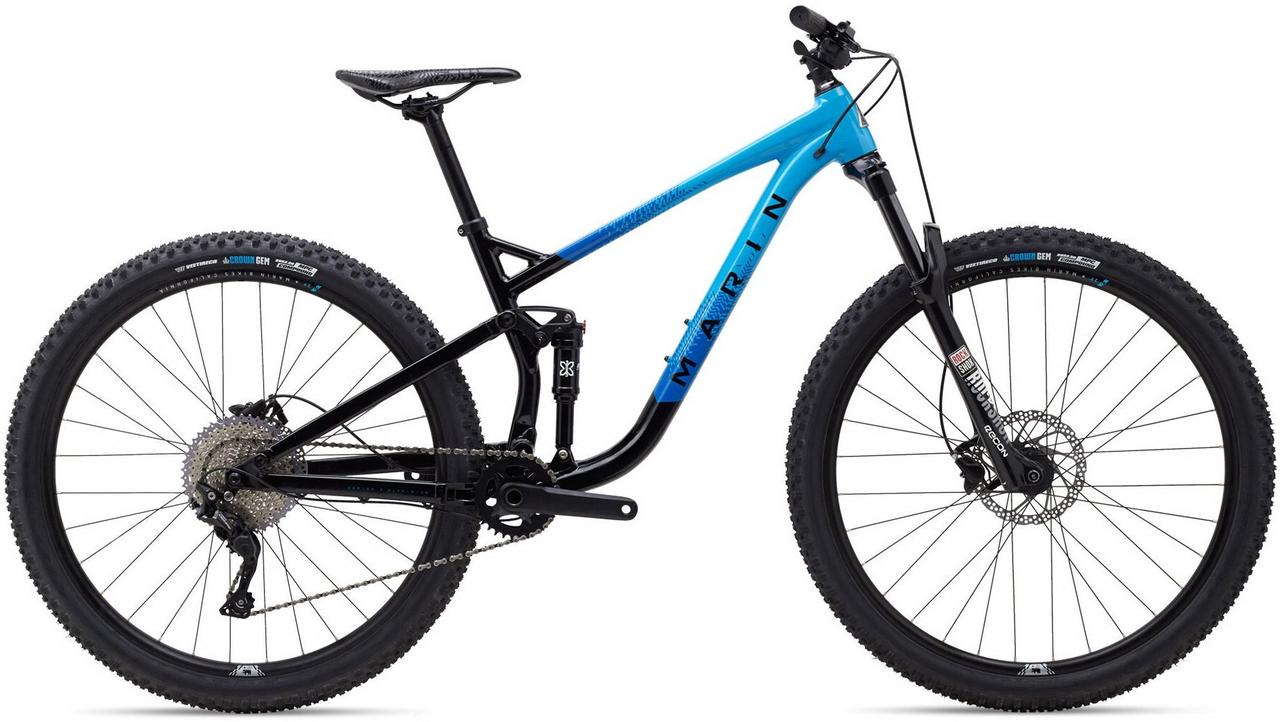 Велосипед 29" Marin Rift Zone 1  2020 Gloss Black/Bright Blue/Cyan/Black