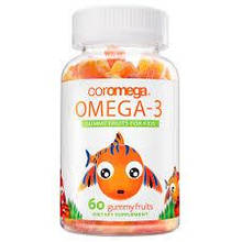 Омега-3 риб'ячий жир для дітей, Coromega, Omega-3, Gummy Fruits for Kids 60 gummy