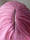 Перука Довгий хвилястий рожевий імітація шкіри голови з ялинкою 65 см, фото 4