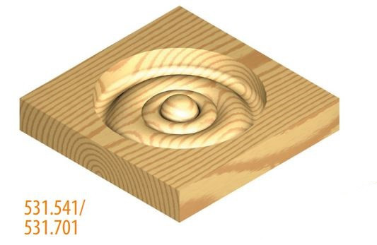 Свердло профільне "ROSETTE" D= 70 мм 531.701