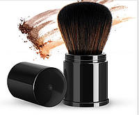 Кисть кабуки складная для пудр и румян Kabuki Compact Black