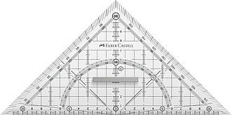 Багатофункціональний трикутник з знімним тримачем Faber-Castell, довжина 22 см, 171010