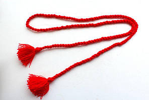 Пояс "Шнурочок" червоний