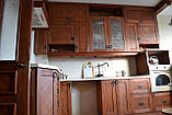 Кухня класична з кованими деталями з натурального дерева, фото 5