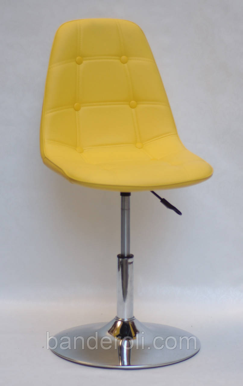 Стілець Alex CH - BASE екокожа ЖОВТИЙ 12, фото 1