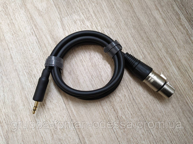Кабель переходник XLR на Mini Jack 3.5 мм. балансный 1 метр (ID ...