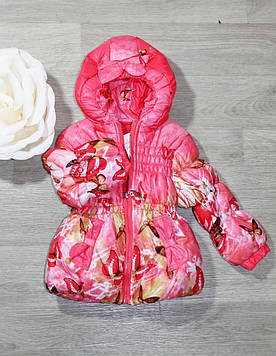 Куртка для дівчинки весна осінь "Метелики"