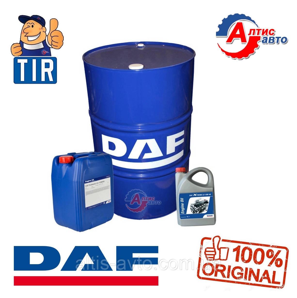 Моторна олива для DAF оригінал Xtreme бочка 208 літрів 10W-40 допуски Євро 6 5