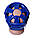 Боксерський шолом тренувальний PowerPlay 3043 S Синій, фото 4