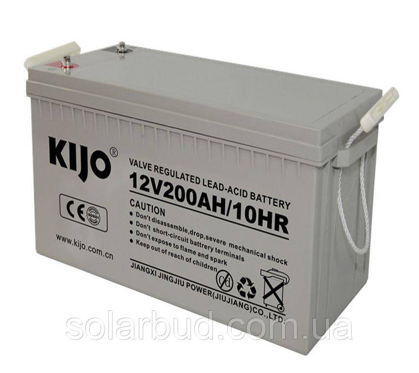 AKБ Kijo JDG 12V 200Ah Carbon