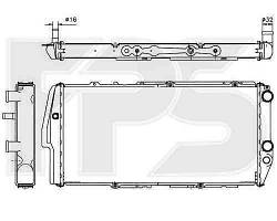 Радіатор охолодження двигуна AUDI 100 / 200 1982-1991