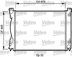 Радіатор охолодження двигуна Audi A6 C6 (05-11) бенз, АКПП (FPS)