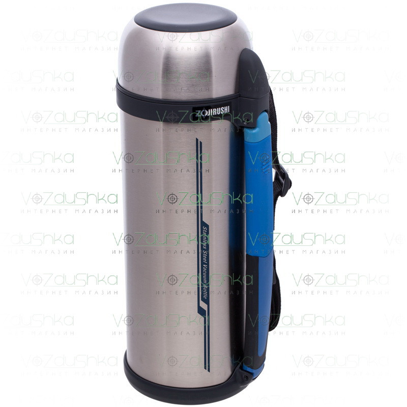 Термос Zojirushi SF-CС20XA 2 л (складна ручка + ремінець) сталевий