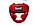 Боксерський шолом тренувальний PowerPlay 3043 Червоний S, фото 2